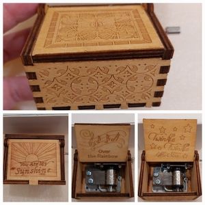 Laser Engraved Wooden Music Box